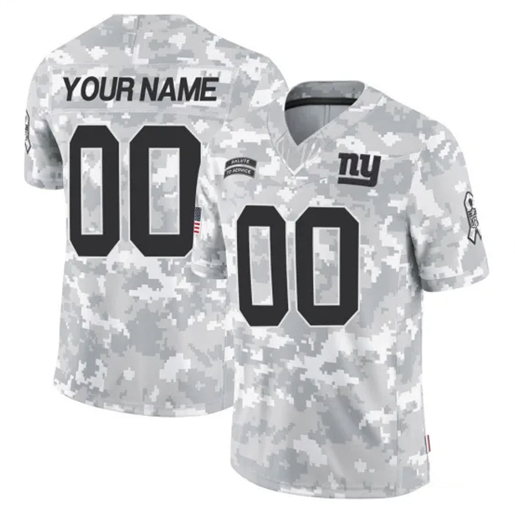 Cooneas Custom NY.Giants Arctic Camo Salute To Service Limited Game Any Name & Numbers Stitched Jerseys