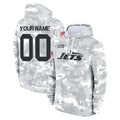 Cooneas Custom NY.Jets Arctic Camo Salute to Service Pullover Hoodies Limited Game Any Name & Numbers Stitched Jerseys