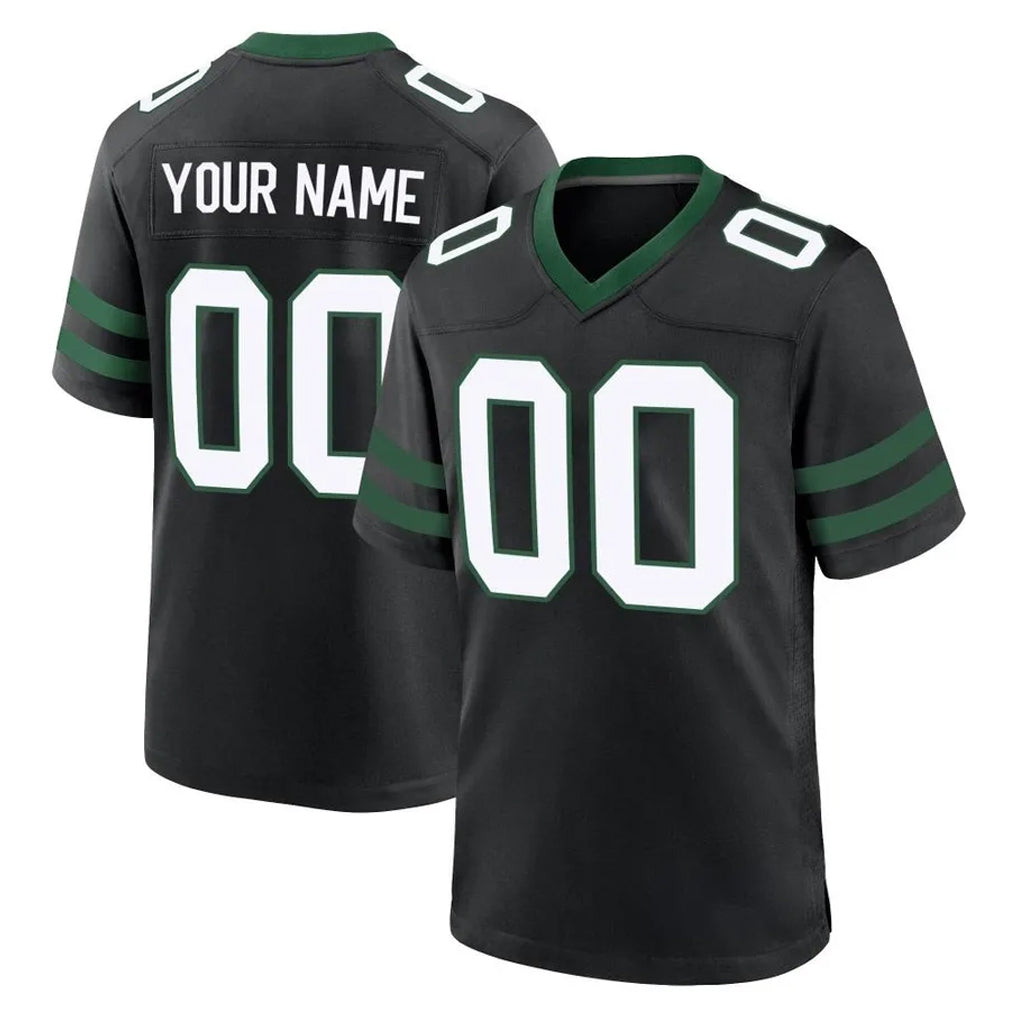 Cooneas Custom NY.Jets Black Legacy Home Game Any Name & Numbers Stitched Jerseys