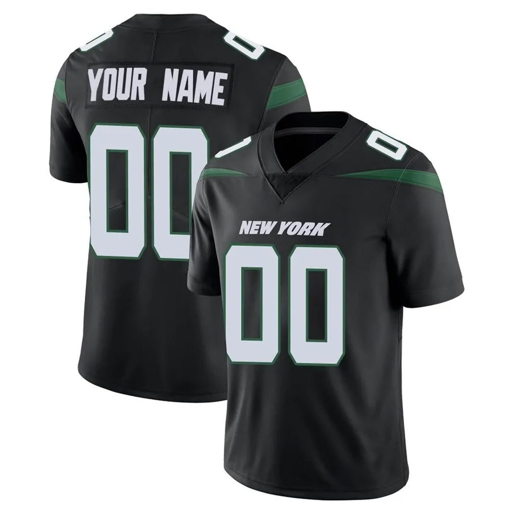 Cooneas Custom NY.Jets Black Limited Vapor Home Game Any Name & Numbers Stitched Jerseys