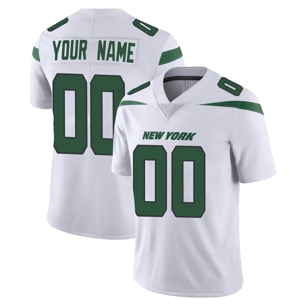 Cooneas Custom NY.Jets White Spotlight Limited Vapor Home Game Any Name & Numbers Stitched Jerseys