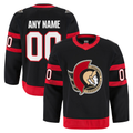 Cooneas Custom O.Senators Black Home Authentic Pro Jerseys