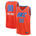 Cooneas Custom OC.Thunder Orange Swingman Stitched Jerseys - Icon Edition