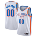 Cooneas Custom OC.Thunder White Swingman Stitched Jerseys- Association Edition
