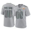 Cooneas Custom P.Eagles Gray Atmosphere Fashion Super Bowl LIX Home Game Any Name & Numbers Stitched Jerseys