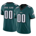 Cooneas Custom P.Eagles Team Color Green Limited Vapor F.U.S.E. Home Game Any Name & Numbers Stitched Jerseys