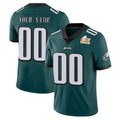 Cooneas Custom P.Eagles Team Color Green Vapor Untouchable Super Bowl LIX Home Game Any Name & Numbers Stitched Jerseys