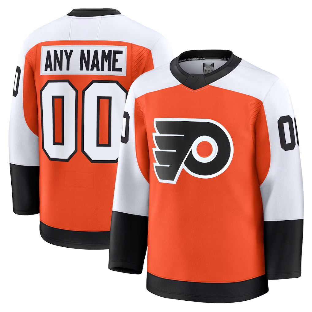 Cooneas Custom P.Flyers Orange Home Premium Jerseys