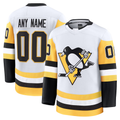 Cooneas Custom P.Penguins White Away Premium Jerseys