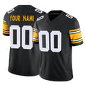 Cooneas Custom P.Steelers Black Limited Alternate Vapor F.U.S.E. Home Game Any Name & Numbers Stitched Jerseys
