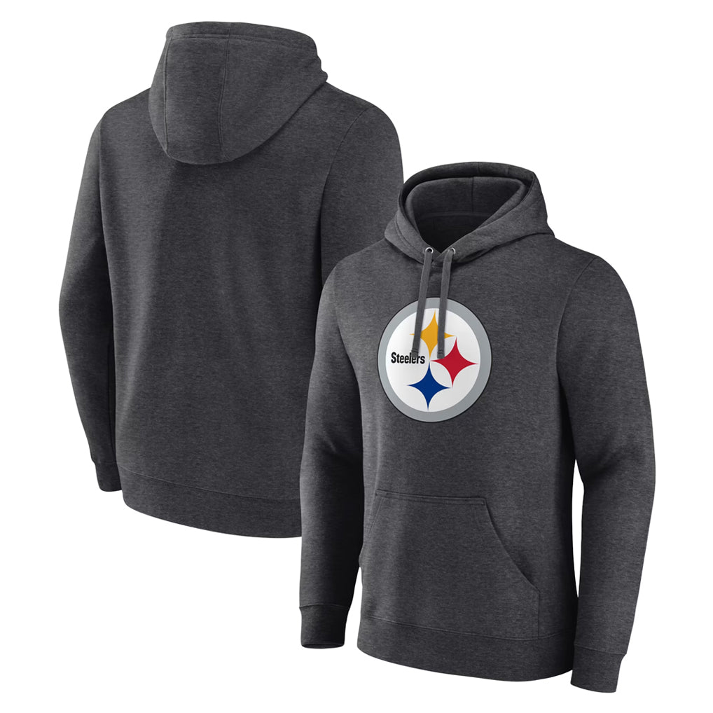 Cooneas Custom P.Steelers Gray Pullover Hoodies Limited Any Name & Numbers  Stitched Jerseys