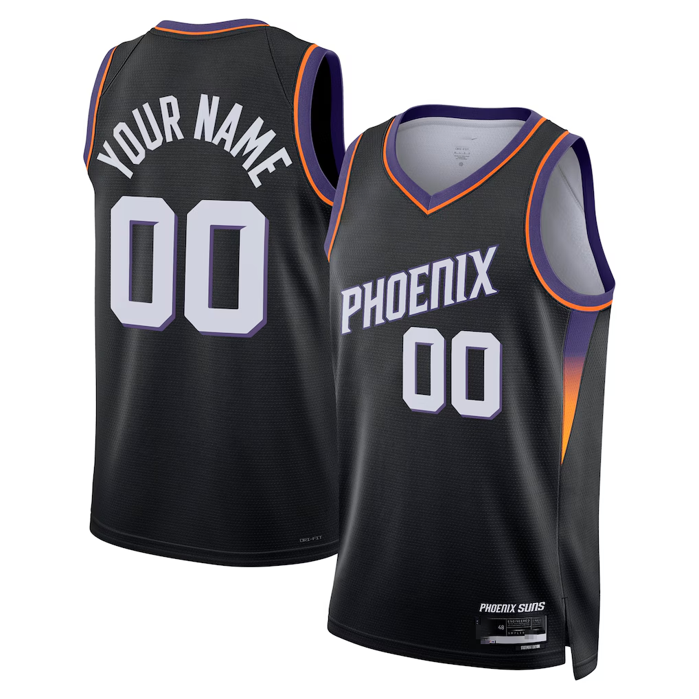 Cooneas Custom P.Sunss Black Swingman Jerseys - Statement Edition