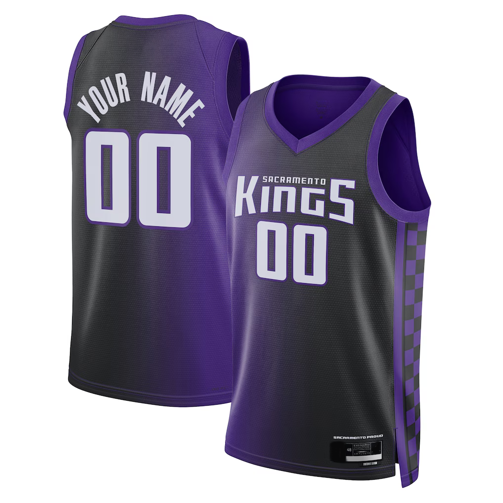 Cooneas Custom S.Kings Purple Swingman Jerseys - Statement Edition