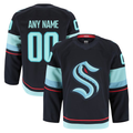 Cooneas Custom S.Kraken Navy Home Authentic Pro Jerseys