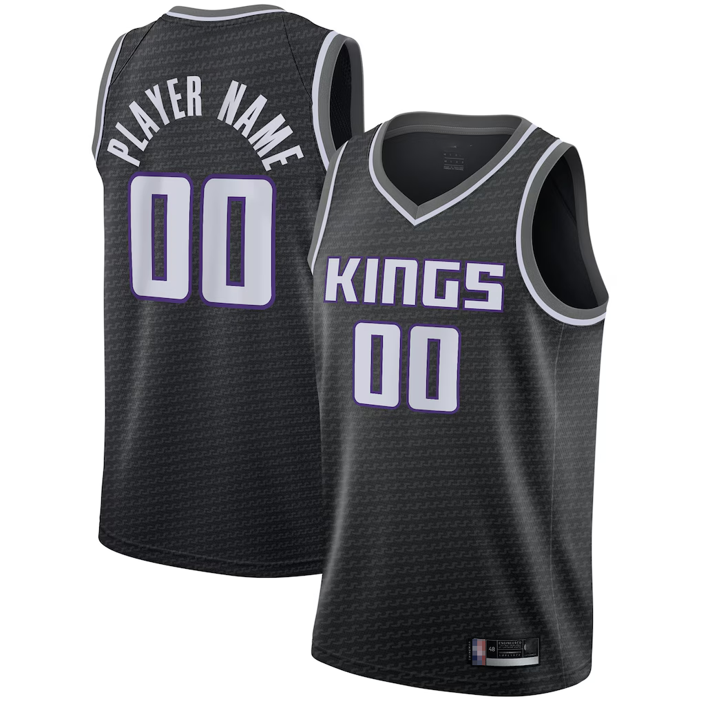 Cooneas Custom S.kings Black Swingman Jerseys - Statement Edition