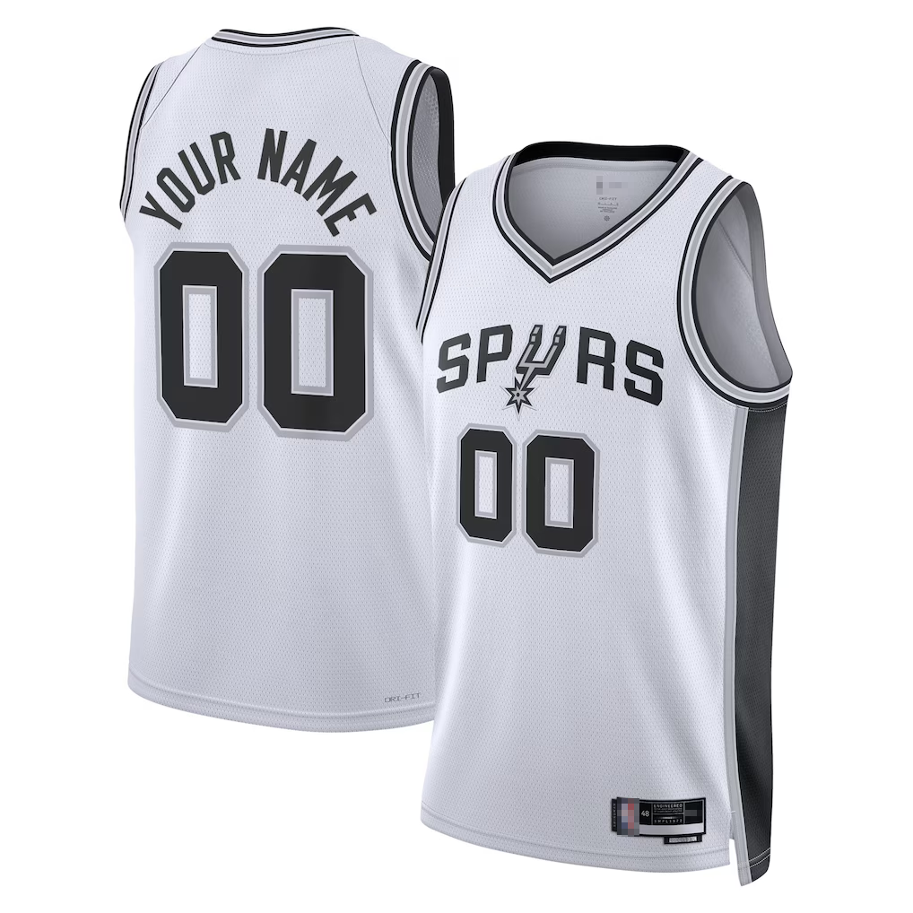 Cooneas Custom SA.Spurs White Swingman Jerseys - Association Edition