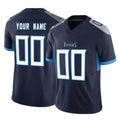 Cooneas Custom T.Titans Navy Limited Vapor F.U.S.E. Home Game Any Name & Numbers Stitched Jerseys