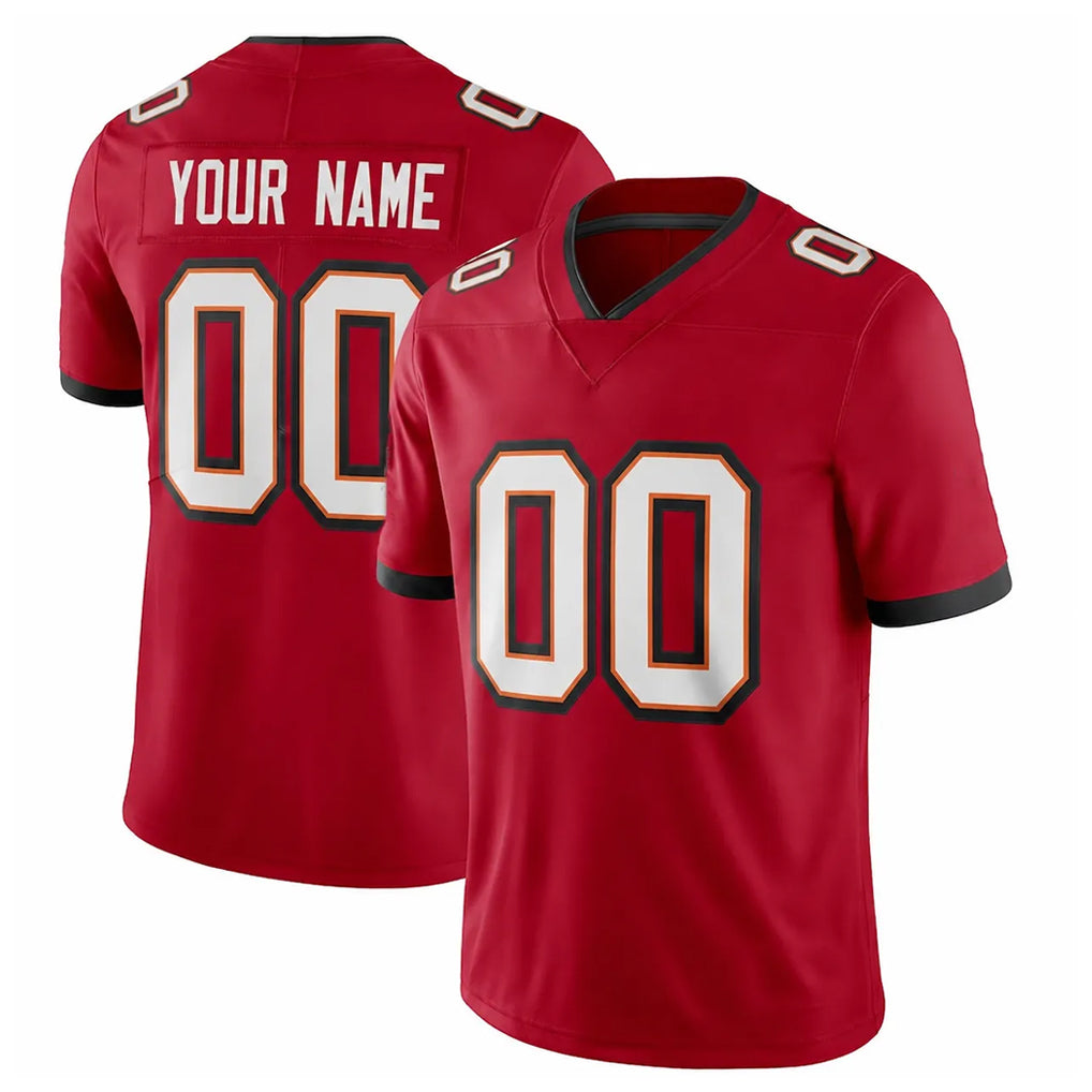 Cooneas Custom TB.Buccaneers Red Limited Vapor F.U.S.E. Home Game Any Name & Numbers Stitched Jerseys