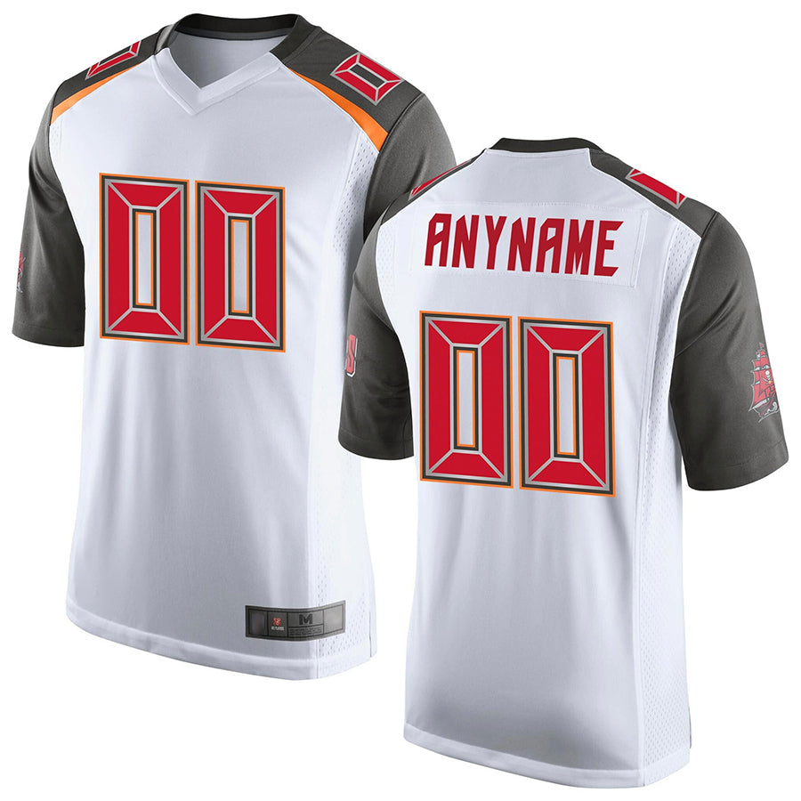 Cooneas Custom TB.Buccaneers White Game Stitched Jerseys