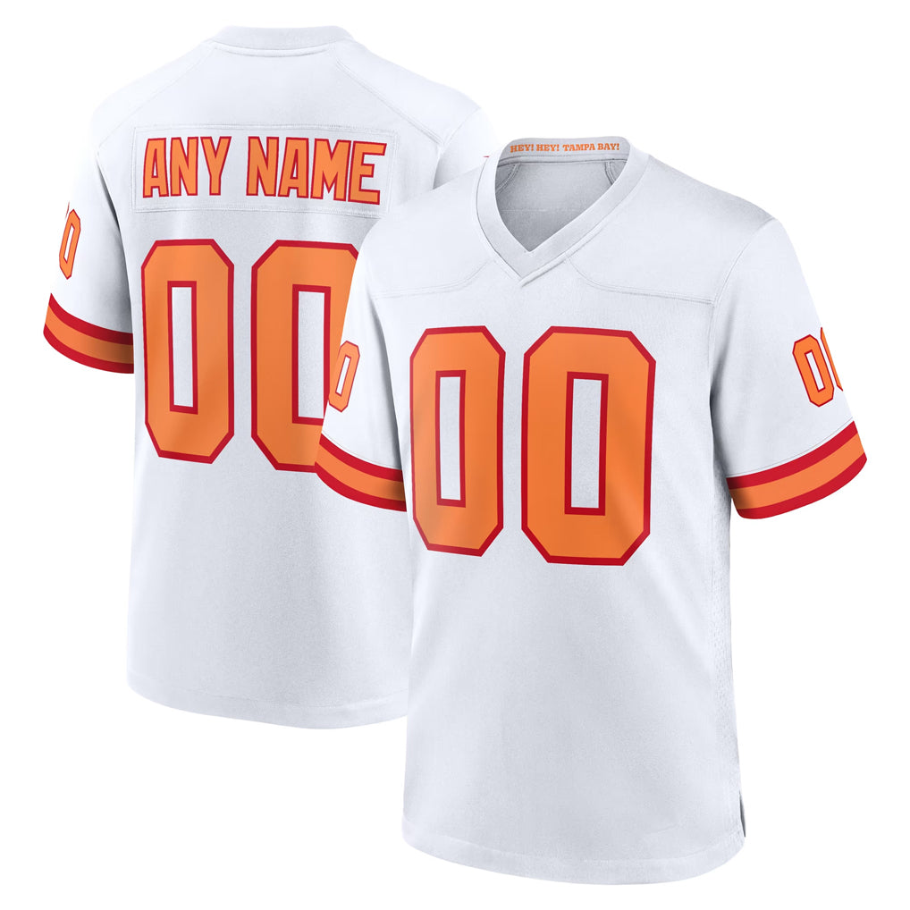 Cooneas Custom TB.Buccaneers White '76 Home Game Any Name & Numbers Stitched Jerseys