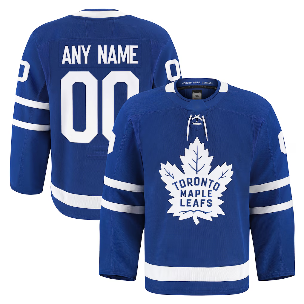 Cooneas Custom T.Maple Leafs Blue Home Authentic Pro Jerseys