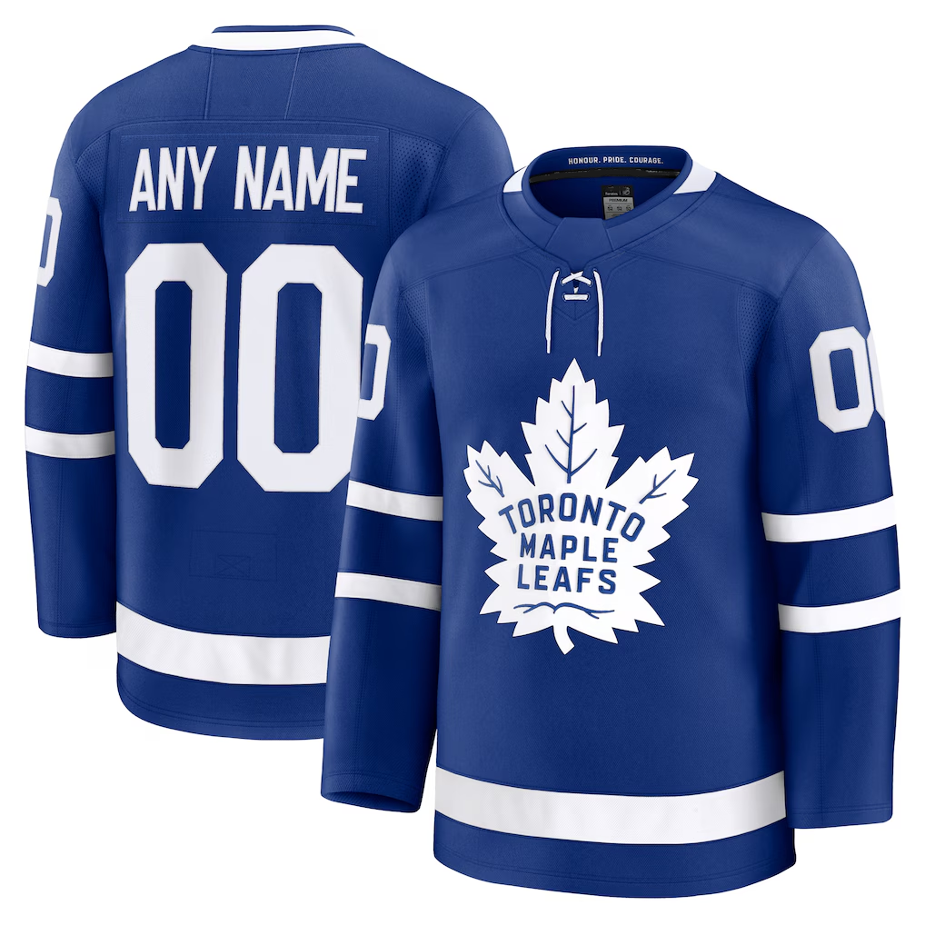 Cooneas Custom T.Maple Leafs Blue Home Premium Jerseys