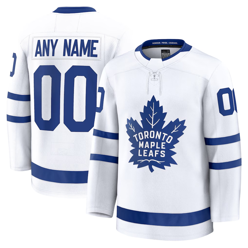 Cooneas Custom T.Maple Leafs White Away Premium Jerseys
