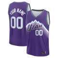 Cooneas Custom U.Jazz Fanatics Purple Fast Break Replica Custom Jerseys - Icon Edition