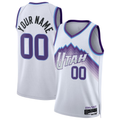 Cooneas Custom U.Jazz White Swingman Jerseys - Association Edition