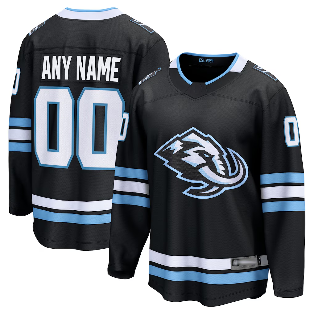 Cooneas Custom U.Mammoth Black Home Breakaway Jerseys