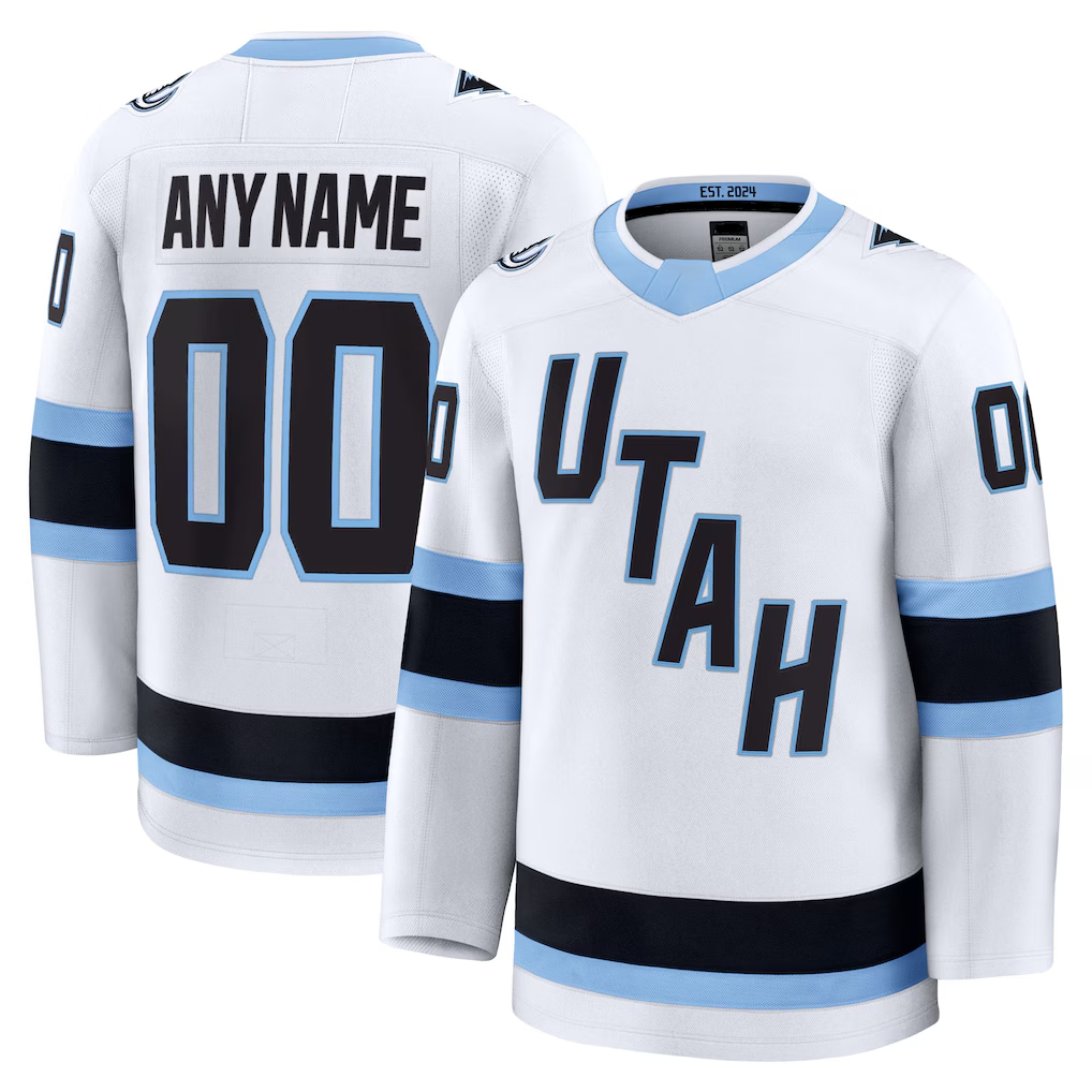 Cooneas Custom U.Mammoth White Away Premium Jerseys