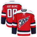 Cooneas Custom W.Capitals Red Alternate Authentic Pro Jerseys