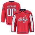 Cooneas Custom W.Capitals Red Home Authentic Pro Jerseys