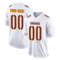 Cooneas Custom W.Commanders White Tundra Fashion Home Game Any Name & Numbers Stitched Jerseys