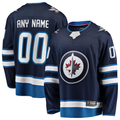 Cooneas Custom W.Jets Blue Home Breakaway Jerseys