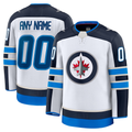 Cooneas Custom W.Jets White Away Premium Jerseys