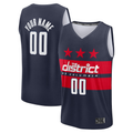 Cooneas Custom W.Wizards Navy Fast Break Jerseys - Statement Edition