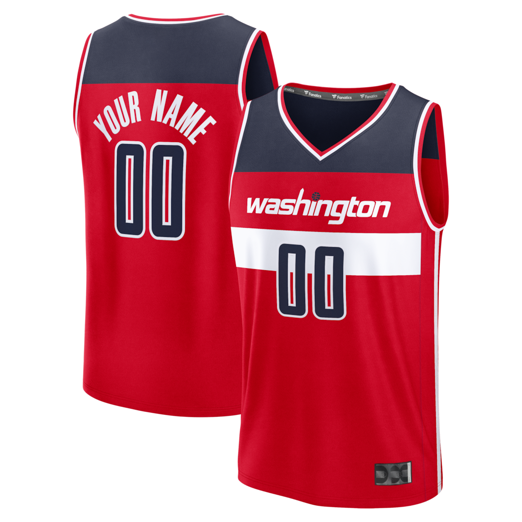 Cooneas Custom W.Wizards Red Fastbreak Jerseys - Icon Edition