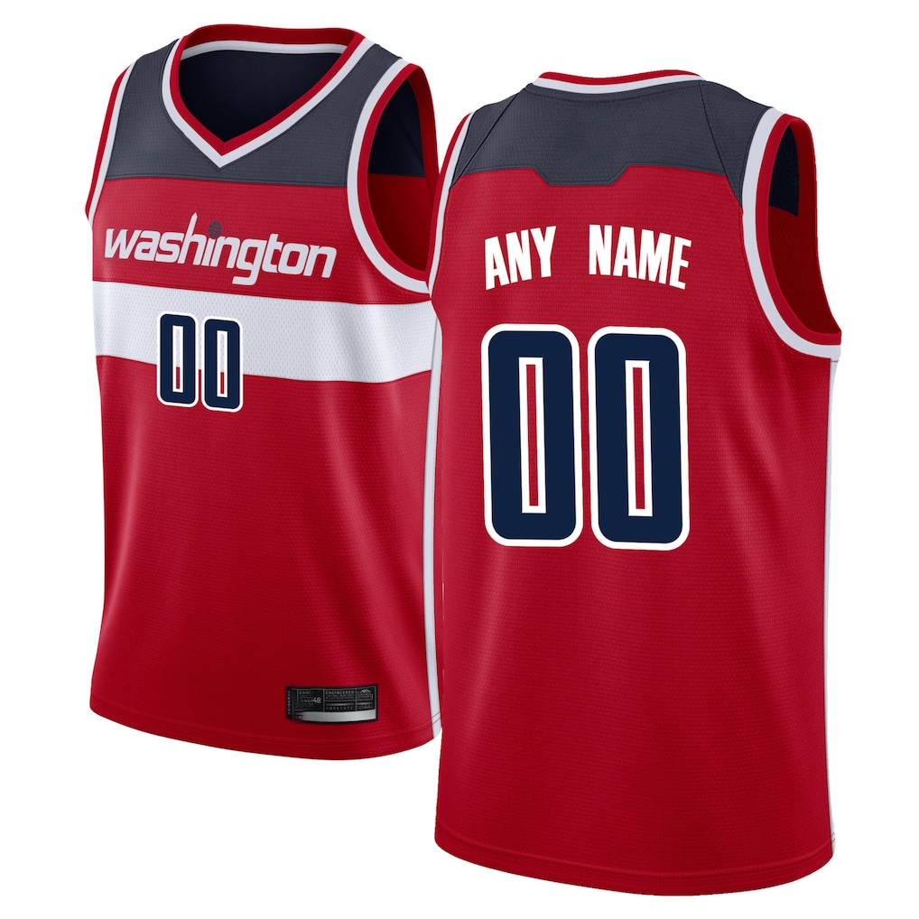 Cooneas Custom W.Wizards Red Swingman Jerseys - Icon Edition