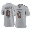 Cooneas D.Broncos #0 Jonathon Cooper Player Gray Atmosphere Fashion Limited Game Stitched Jerseys
