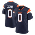 Cooneas D.Broncos #0 Jonathon Cooper Player Navy Home Game Stitched Jerseys
