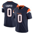Cooneas D.Broncos #0 Jonathon Cooper Player Navy Limited Vapor F.U.S.E. Home Game Stitched Jerseys