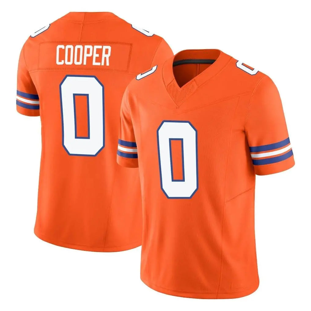 Cooneas D.Broncos #0 Jonathon Cooper Player Orange Limited Alternate Vapor F.U.S.E. Throwback Game Stitched Jerseys