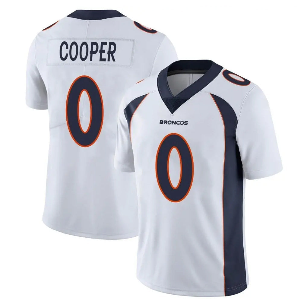 Cooneas D.Broncos #0 Jonathon Cooper Player White Vapor Untouchable Limited Home Game Stitched Jerseys