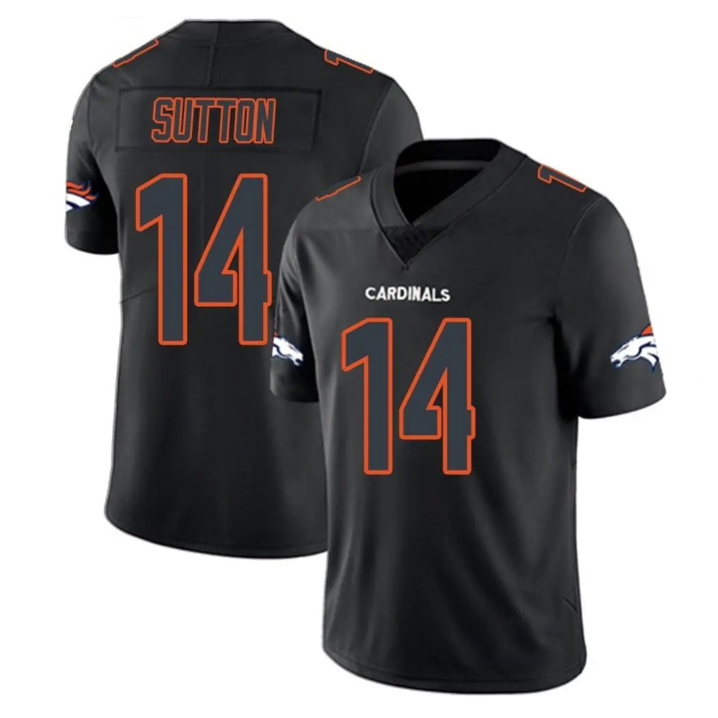 Cooneas D.Broncos #14 Courtland Sutton Player Black Impact Limited Game Stitched Jerseys