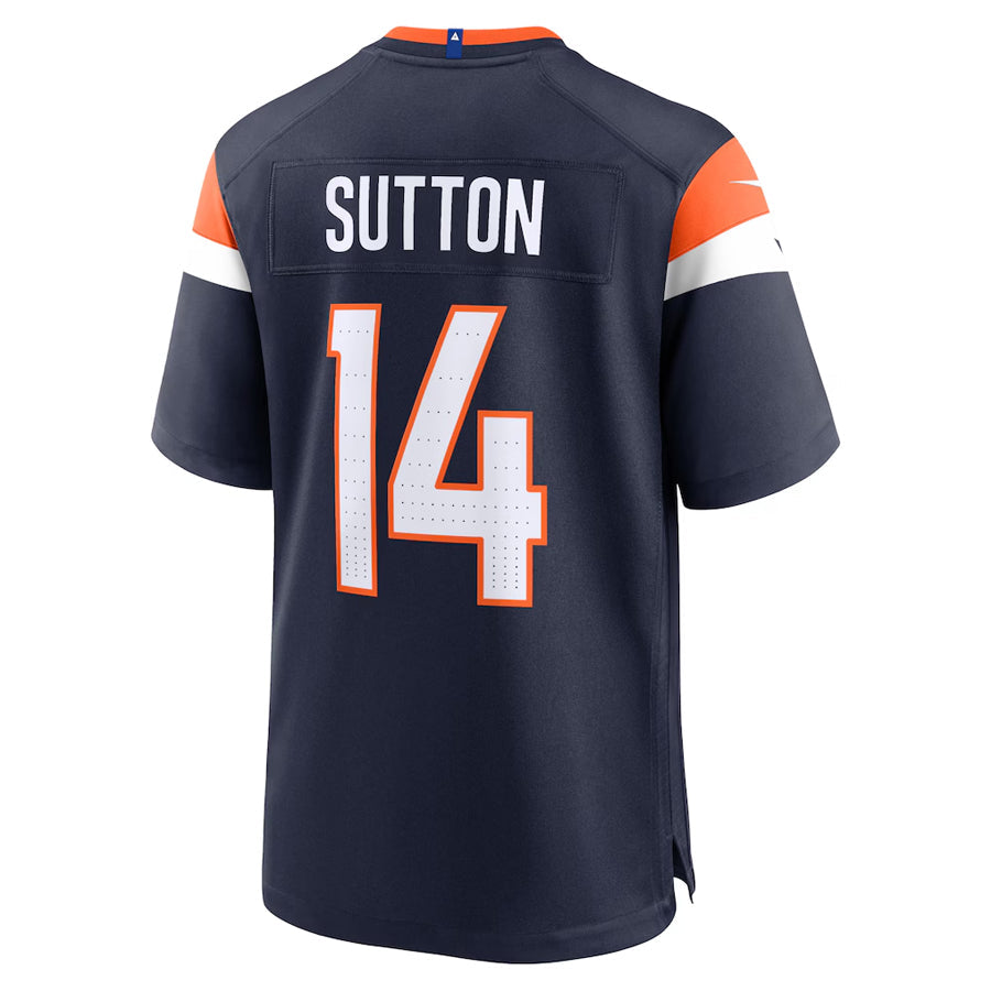 Cooneas D.Broncos #14 Courtland Sutton Player Navy Home Game Stitched Jerseys