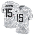 Cooneas D.Broncos #15 Nik Bonitto Player Arctic Camo Salute to Service Limited Stitched Jerseys