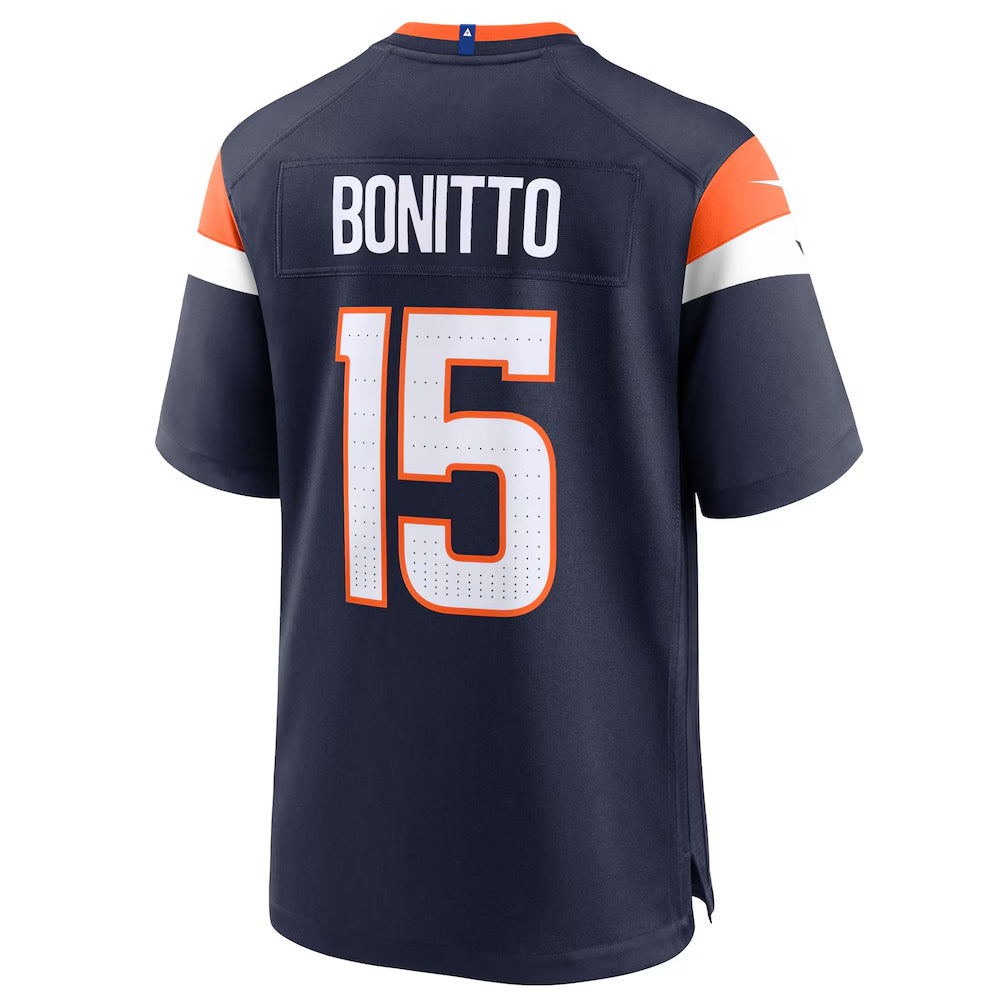 Cooneas D.Broncos #15 Nik Bonitto Player Navy Home Game Stitched Jerseys