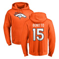 Cooneas D.Broncos #15 Nik Bonitto Player Orange Pullover Hoodie Limited Stitched Jerseys