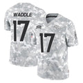 Cooneas D.Broncos #17 Jaylen Waddle Player Arctic Camo Salute To Service Limited Stitched Jerseys